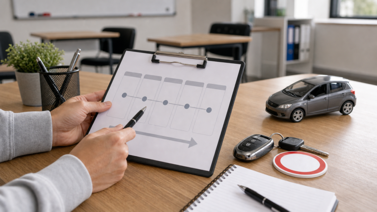 Permis probatoire jeune permis : capital, sanctions et lettre 48N