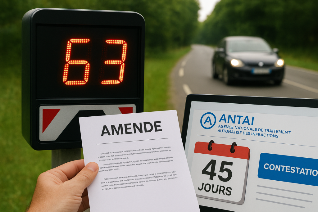 Contester une amende radar automatique : procédure et motifs