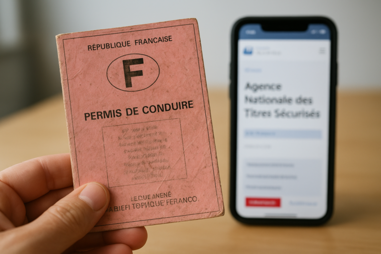 Permis illisible : démarche en ligne, documents et prix