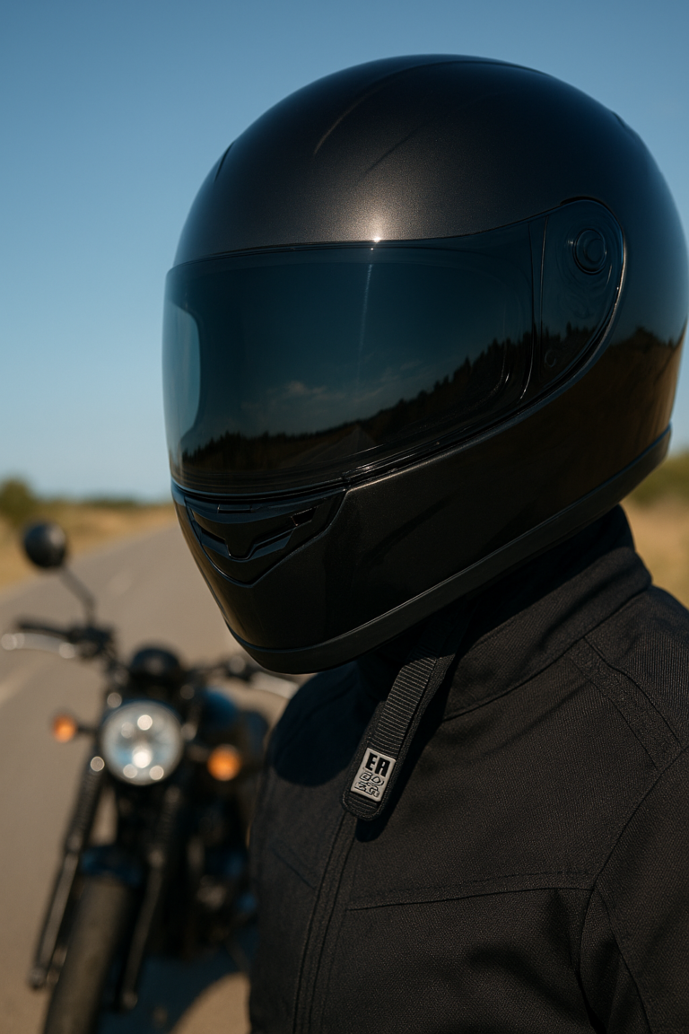 Port du casque à moto : obligation, sanctions et règles