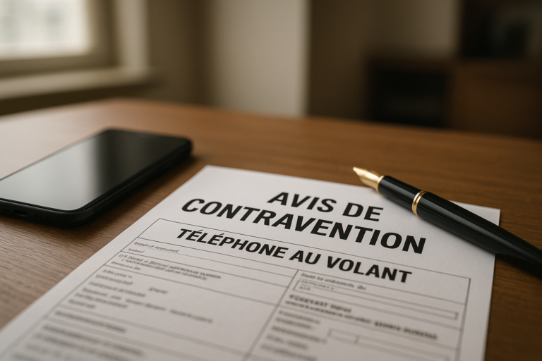 Contester une amende pour téléphone au volant : les 4 étapes