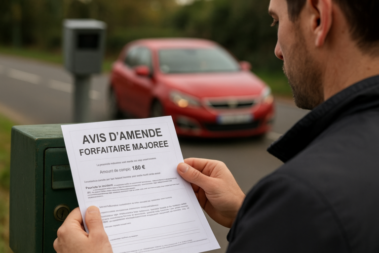 Contester une amende forfaitaire majorée : guide pas à pas