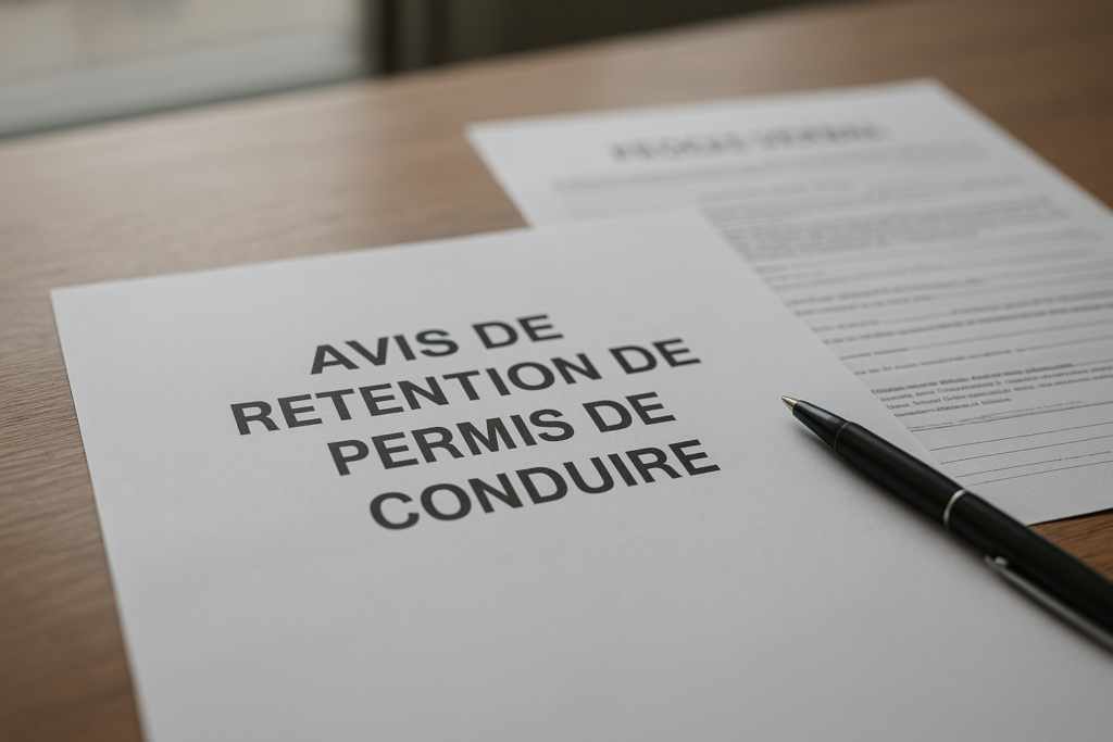 Contester un avis de rétention du permis mal rempli
