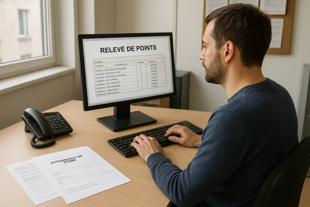 Délai de récupération des points après un stage