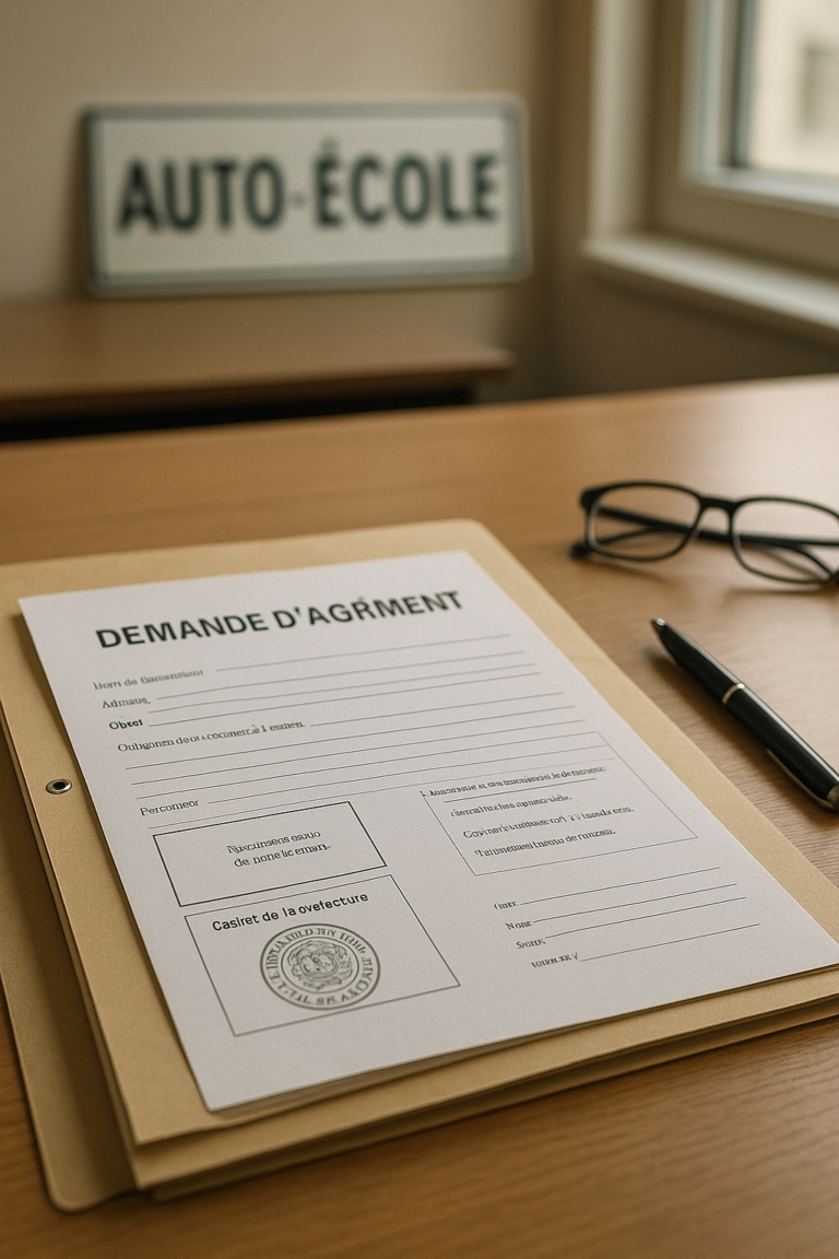 Agrément auto-école : démarches et dossier préfecture