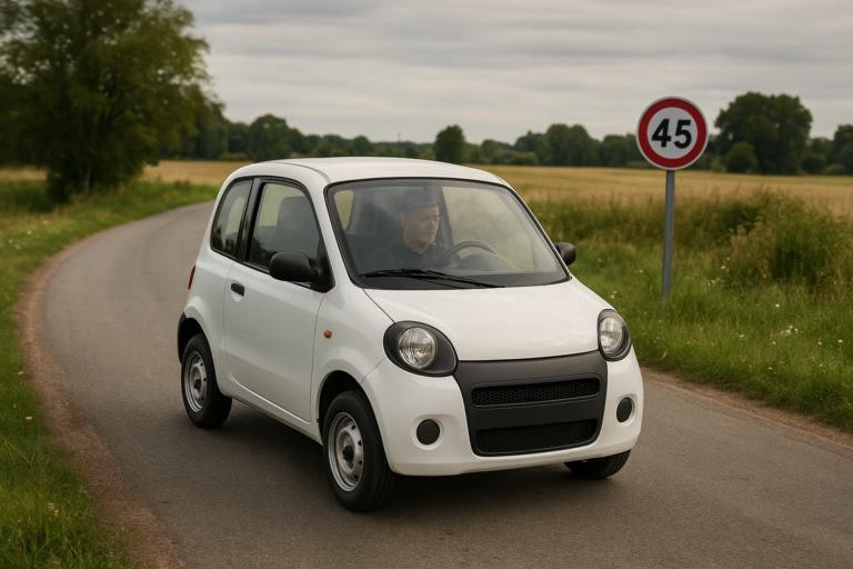 Vitesse max voiture sans permis : 45 km/h, pourquoi ?